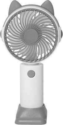 24 ENERGY Personal USB Cooling Fan with Extended Battery Life - White WindBliss USB Fan(White)