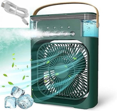 KRITAM Portable Air Conditioner Fan Personal Cooler Desk Fan for Shop, Office, Kitchen Air Conditioners Small AC Quiet Personal Air Cooler USB Powered Mini Desktop USB Air Cooler(Green) KRITAM Portable Air Conditioner Fan Personal Cooler Desk Fan for Shop, Office, Kitchen Air Conditioners Small AC Quiet Personal Air Cooler USB Powered Mini Desktop USB Air Cooler(Green)