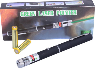 WRADER Highly Powerful Green Laser Light Long Range for Night and Dark for Playing and Fun Pointer Laser Light Led Light(Black)
