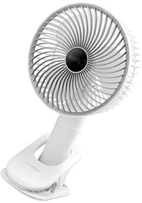snowbudy Mini Personal Fan Rechargeable Clooing Fan for Outdoor Portable Cooling Table Fan with Adjustment Personal Silent Fan Laptop Accessory, Rechargeable Fan, USB Air Cooler, USB Air Freshener, USB Fan(White)
