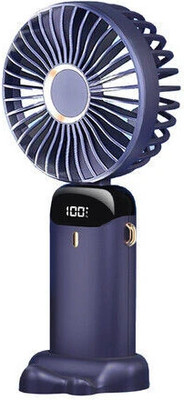 MM telecom Mini Handheld Fan,Portable Fan USB Rechargeable ,Small Pocket Fan Cooling FF46 USB Fan(Blue)