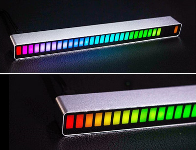 Xydrozen RGB Voice-Activated LED Pickup Light Bar Smart Sensor Light
