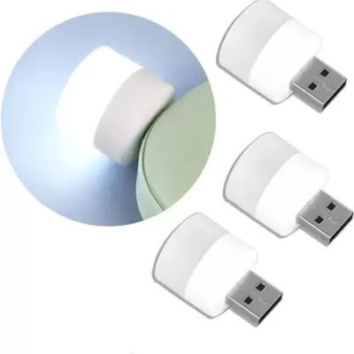 icall Pack of 3 USB Night Light|Small Mini Portable|Bedroom Bathroom Camping Reading Sleeping Led Light(Multicolor)
