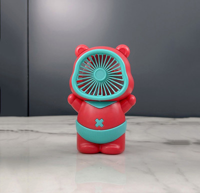 MOGADGET Rechargeable Mini USB Fan Cute Handheld USB Fan(Red)