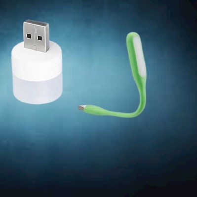 BZILO USB Plug and Play Light USB LED Light PC Pack of-1-(330) USB Plug and Play Light USB LED Light With Portable USB Light for PC -(F4) Led Light(White)