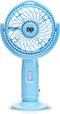 Dp 7606 (RECHARGEABLE PORTABLE USB FAN) 7606 (RECHARGEABLE PORTABLE USB FAN) USB Fan(Blue)