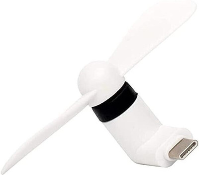 MM telecom MFN34 USB Mini Fan 387 for Android Cell Phones USB mini Fan USB Fan(White)