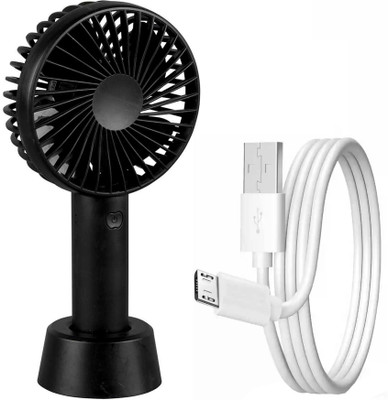 SPERO Table Fan For Home,Rechargeable Desktop Fan Strong Wind, USB Fan Rechargeable Mini Fan With Battery, 3 Speed Option And Table Dock Fan USB Fan(Multicolor)