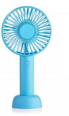 Ivisha Mini Portable USB Hand Fan – 1200mAh Rechargeable Battery Rechargeable Handheld Fan USB Fan(Sky Blue)