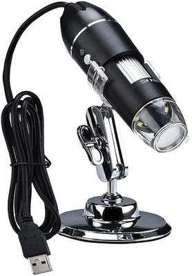 VOOCME USB Digital Microscope 50X to 1600X, 8 LED Magnification Microscope Microscope Slide Box