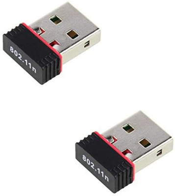 Lipzie Buy ONE GET ONE New 300Mbps Mini USB WiFi Dongle Wireless Adapter 802.11n Network LAN Card USB Hub(Multicolor)