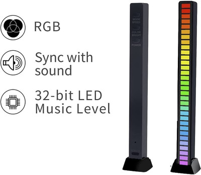 Xydrozen RGB Voice-Activated Pickup RGB Light Smart Sensor Light