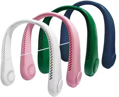 VOLTegIC Portable Neck Fan Bladeless-Multicolor NF-60 Rechargeable Fan, USB Fan(Multicolor)