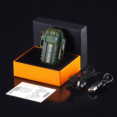 ENMORA Portable Waterproof Arc Lighter Mini Lighter YHZ19 Pocket Lighter(MULTI)