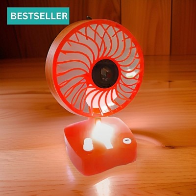 YAROH Cool Fan ( Rechargeable Table Fan) (Mini Fan) for Home, office ZR478 Cool Fan (AC Cooler) (Rechargeable USB Fan) high speedZR478 USB Fan(Multicolor)