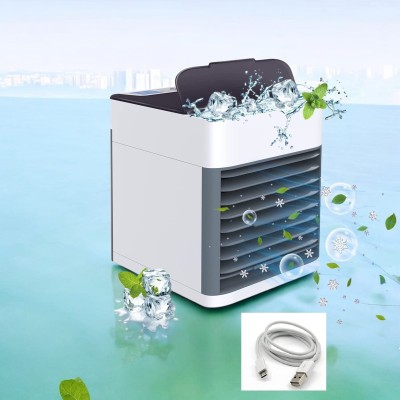 KGDA New cooler room cooling air conditioners mini cooler USB Air Cooler(White)