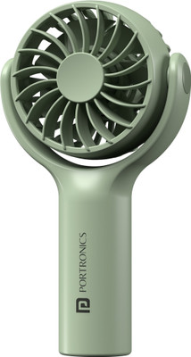 Portronics Toofan Mini Portable Pocket POR-1927 Rechargeable Fan(Green)
