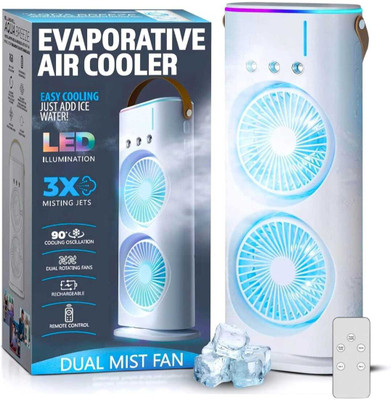 VPLTD MISTCOOLER PREMIUM MISTCOOLER PREMIUM Rechargeable Fan(White)