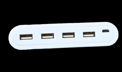 ASTOUND 4-in-1 Multiport Adapter Dock 4USB-06 USB Hub(White)