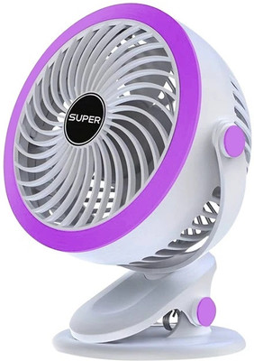 Vozica Mini Handheld Fan, Portable Fan Rechargeable, Small Pocket, Cooling Mini Hand 3 Speed USB Fan(Purple)