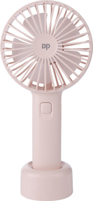 Dp 7631 RECHARGEABLE PORTABLE USB FAN 2000mAh Lithium Battery USB Fan(Pink)