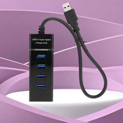 FRONY USB Hub 4 IN 1 Multiport Adapter with 5000 MBPS Data Transfer Speed for PC S459 USB Hub 4 IN 1 Multiport Adapter with 5000 MBPS Data Transfer Speed for PC E459 USB Hub(Black)