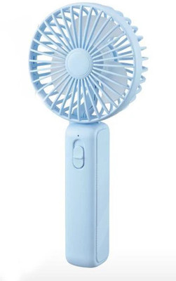 SUNFREE 7635 (Rechargeable Portable Foldable FAN) 700mAh Battery 7635 Rechargeable Fan(Blue)