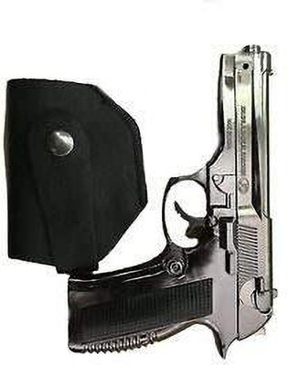 HumBiG ™ 608 Pistol Shaped with Barrel Pull Back System Pocket Lighte Full Metal Body Gun Lighter With Pull Back Loading System Cast Cigarette Lighter(Coin Silver)