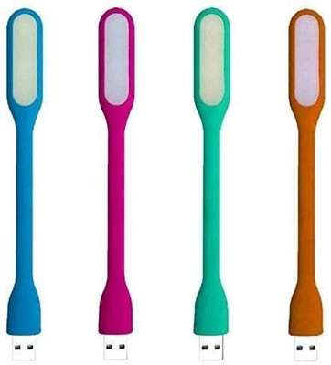 Ramboo SET OF 4 Portable USB Led Flexible Lamp 5V 1.2W USB Ultra Bright Led Led Light(Multicolor)