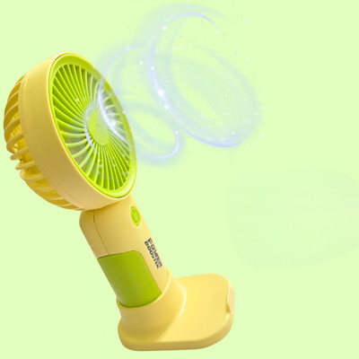 WOYR Premium Quality Rechargeable Portable Mini Fan with 3 Speeds|Small Fan USB Rechargeable Fan Rechargeable Fan(Green)