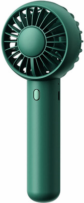YOZO Table fan Powerful Rechargeable with LED Light Table Fan for Home, Office Desk Mini Desk Fan Portable 3 Speeds Wind Desktop Table Cooling Fan For Car Outdoor USB Fan, Led Light, Rechargeable Fan(GOITOP GREEN)