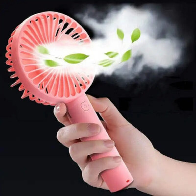 Sanjana Collections Mini Fan Portable Rechargeable for Desk Car Home Temple USB USB Fan(Blue)