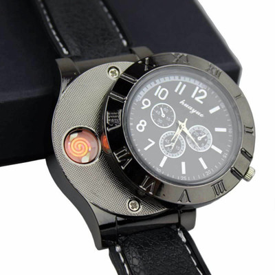 ASTOUND Rechargeable Watch Cigarette Lighter-s WWL-28 Cigarette Lighter(Black)