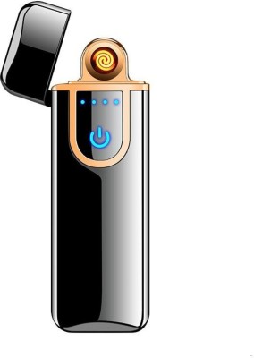 RSS ENTERPRISES Touch Sensing Ultra Slim USB Charging Cigarette Lighter (Multicolor) Touch Sensing Ultra Slim USB Charging Cigarette Lighter (Multicolor) Cigarette Lighter(Black)