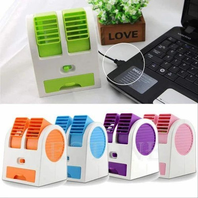 4uonly Cooler Mini Cooler Room Mini Air Cooler Mini Air Cooler with TYU15 Cooler Mini Cooler Room Mini Air Cooler Mini Air Cooler with IOP15 USB Fan(Multicolor)