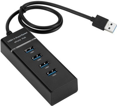 4uonly usb hub 4 Port 3.0 USB Hub High Speed & Stable Transfer dsw29 usb hub 4 Port 3.0 USB Hub High Speed & Stable Transfer hui29 USB Hub(Black)