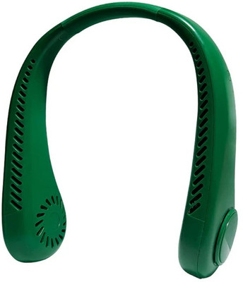 VOLTegIC Hanging Neck Fan Rechargeable-Green NF-33 Rechargeable Fan, USB Fan(Green)