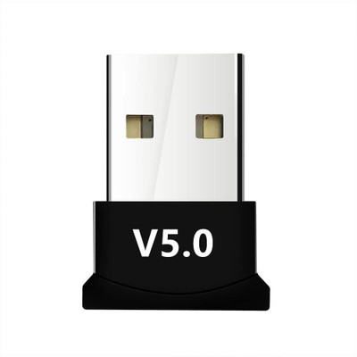 VOOCME USB Bluetooth Adapter for PC Wireless Bluetooth 5.0 USB Dongle for Headphone 5.0, Bluetooth Dongle 5.0 Adapter Laptop Accessory(Black)