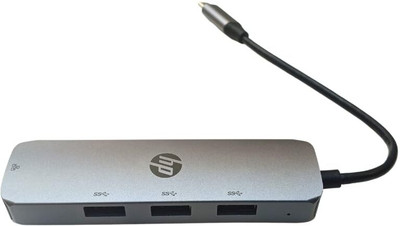 HP 9V562AA USB HUB C 4 IN 1 USB Hub(White)