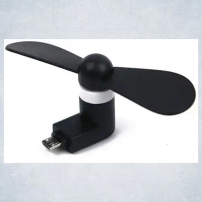 MM telecom MFN25 Type-C Personal USB Mini Fan for Android Phones USB Fan(Black)