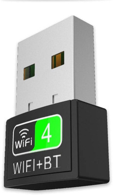 RyzCare 950 Mbps USB 2.0 Wi-Fi Bluetooth 4.2 USB Adapter| Dual Band Wireless 950 Mbps USB Adapter(Black)