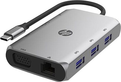 HP USB-C 9in1 Hub 9V555AA USB Hub(Grey)