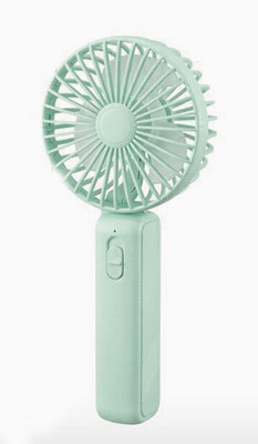 Sidra 7635 (Rechargeable Portable Foldable FAN) 700mAh Battery 7635 Rechargeable Fan(Green)