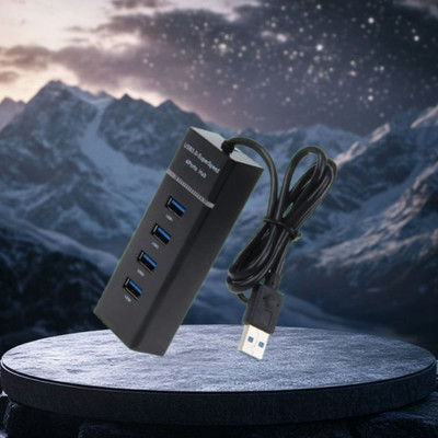FRONY USB Port 4IN1 (Multiple USB HUB)With Fast Data Transfer Speed for Laptop/PCA367 USB Port 4IN1 (Multiple USB HUB)With Fast Data Transfer Speed for Laptop/PCA367 USB Hub(Black)