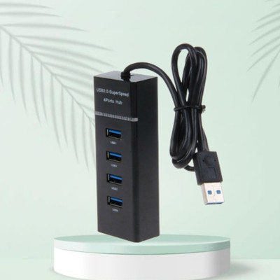 FRONY USB Port 4IN1 (Multiple USB HUB)With Fast Data Transfer Speed for Laptop/PCA106 USB Port 4IN1 (Multiple USB HUB)With Fast Data Transfer Speed for Laptop/PCA106 USB Hub(Black)