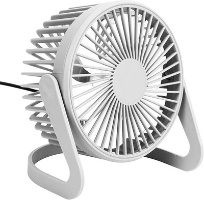 Aastha Table Fan,Soft Wind Quiet Strong Wind Power Pressure Resistance USB Desk Fan Usb Desktop Fan USB Fan(White)