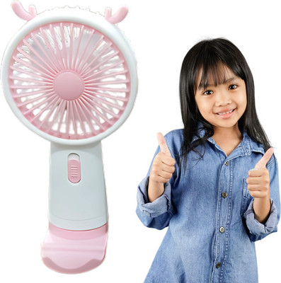 DRUMSTONE Mini Handheld USB Fan Rechargeable Quiet Cooling Strong Wind Perfect Gift Mini Handheld USB Fan Rechargeable Quiet Cooling Strong Wind Perfect Gift USB Fan(Multicolor)