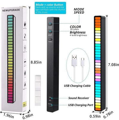 Xydrozen 3D Smart Creative LED Ambient Light Smart Sensor Light