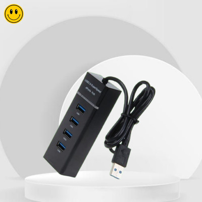 FRONY 4 in 1 USB Hub Multiport Adapter with Fast Data Transfer Speed for PC/LaptopQ238 4 in 1 USB Hub Multiport Adapter with Fast Data Transfer Speed for PC/LaptopQ238 USB Hub(Black)