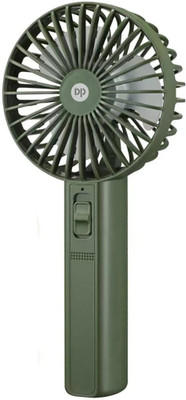 SUNFREE 7633 (RECHARGEABLE PORTABLE FAN) 7633 (RECHARGEABLE PORTABLE FAN) 1500mAh Battery Mini Fan Rechargeable Fan(Green)